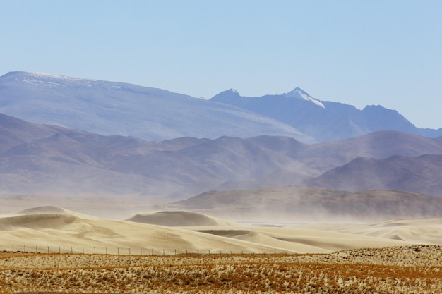 paesaggio desertico della natura