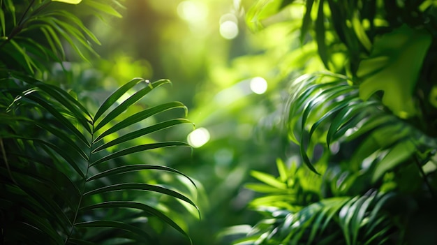 Paesaggio di foresta pluviale tropicale