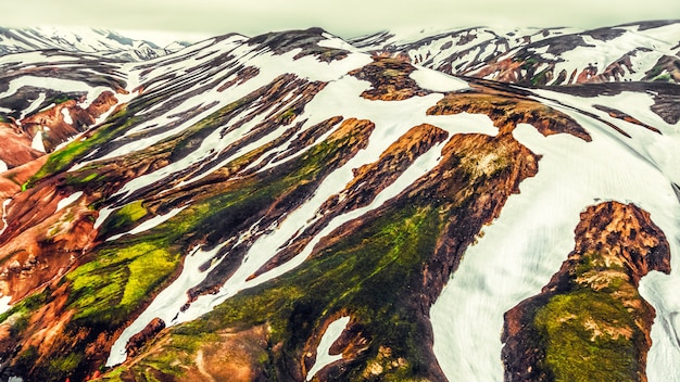 Paesaggio di Landmannalaugar Islanda Highland