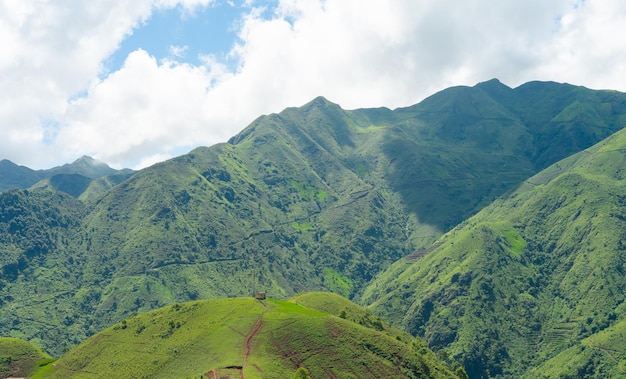 Paesaggio di montagna a Son La Vietnam