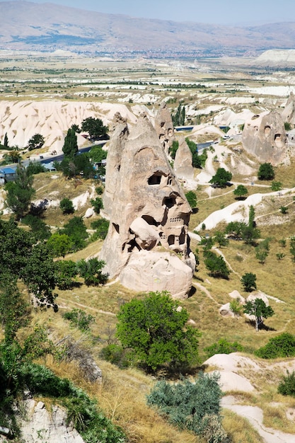 Paesaggio di montagna Cappadocia Anatolia Turchia