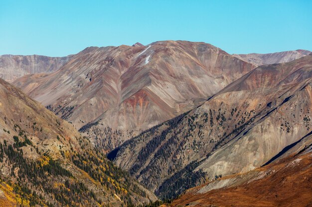 Paesaggio di montagna in Colorado Rocky Mountains, Colorado, Stati Uniti.