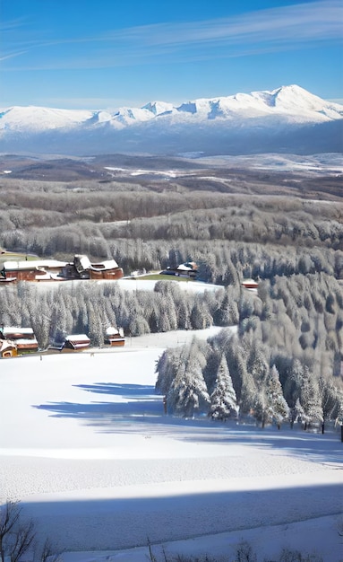 paesaggio innevato