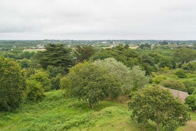 paesaggio intorno a Carnac Brittany