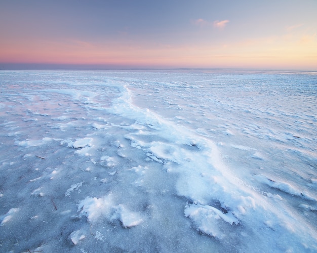 Paesaggio invernale.