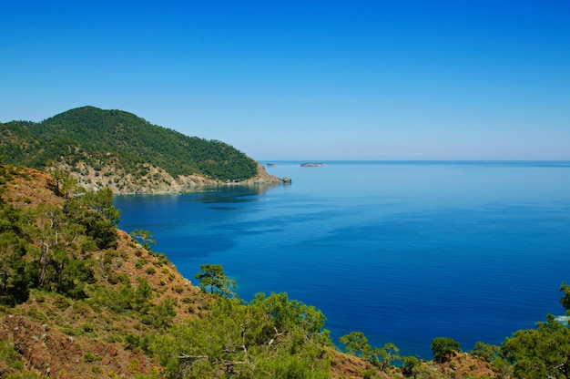 Paesaggio marino della Turchia