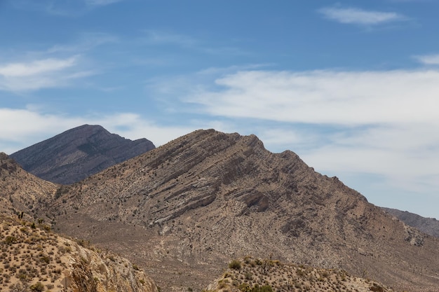 Paesaggio montano americano nel deserto