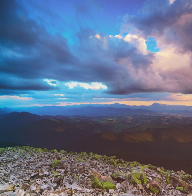 Paesaggio montano dei Carpazi