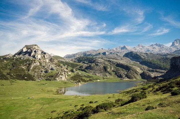 Paesaggio montano estivo