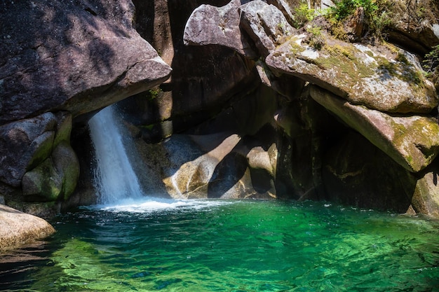 Paesaggio naturale canadese nel canyon di Monmouth