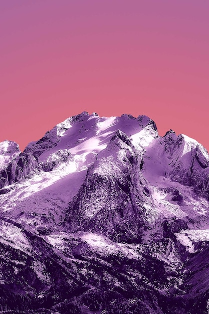 Paesaggio naturale pop luminoso