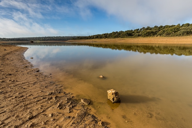 Paesaggio nel Parco Naturale di Cornalvo. Extremadura. Spagna.