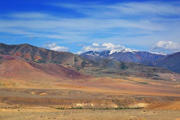 Paesaggio nelle montagne Altai