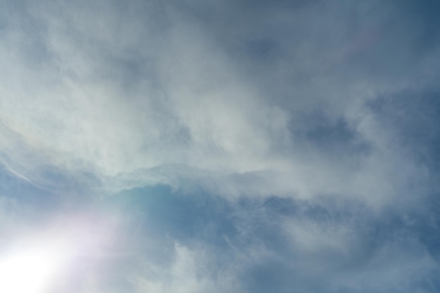 Paesaggio nuvoloso Cielo blu e nuvola bianca Giorno soleggiato Immagine di nuvole Cumulus