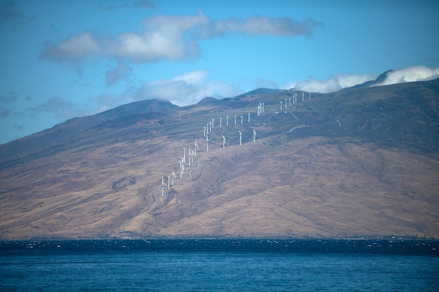 Paesaggio panoramico hawaiano Scena sull'isola di Maui Hawaii