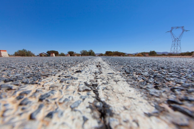 Paesaggio roccioso marocchino nel deserto