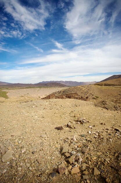 Paesaggio selvaggio in Marocco