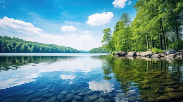 Paesaggio sul lago