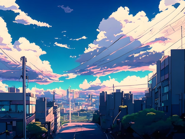 paesaggio urbano dell'anime