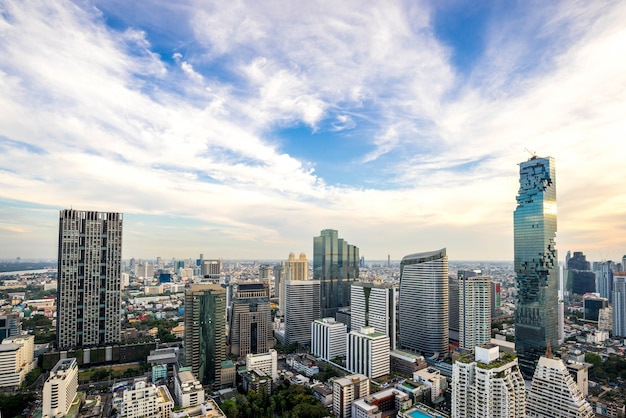 paesaggio urbano della skyline della città di bangkok