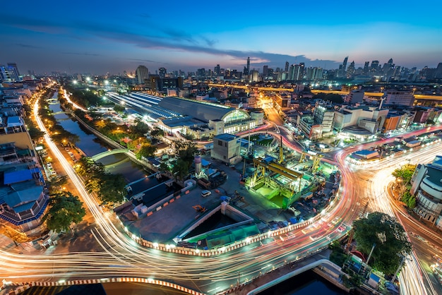 Paesaggio urbano di Bangkok