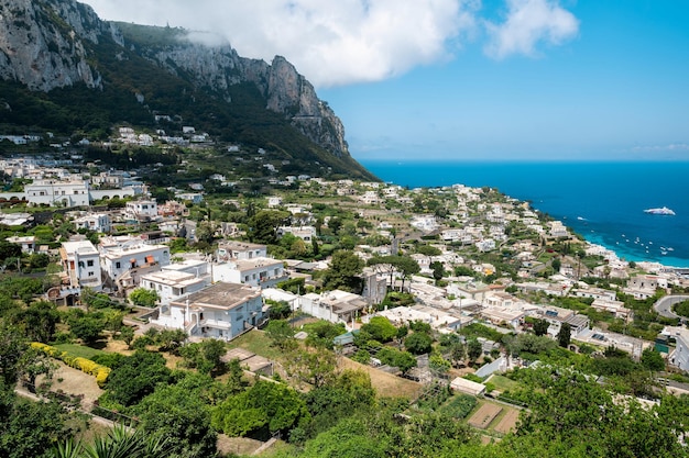 Paesaggio urbano di Capri Italia