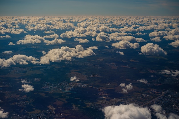 Paesaggio urbano di fotografia aerea di Mosca