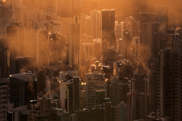 Paesaggio urbano di Hong Kong