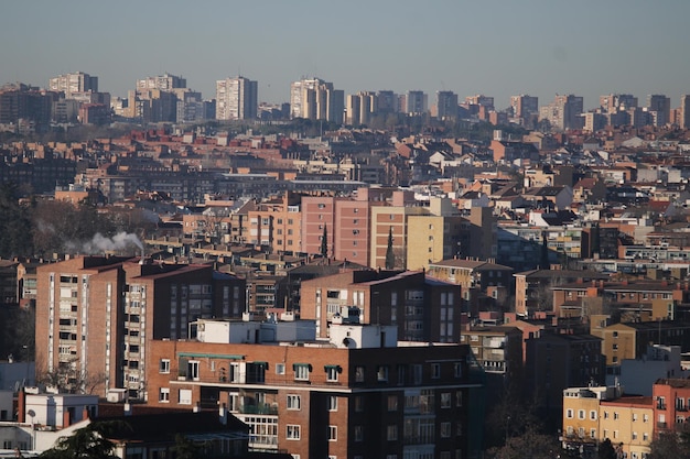 Paesaggio urbano di Madrid Spagna