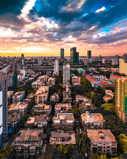 Paesaggio urbano di Mumbai Dadar