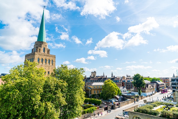 Paesaggio urbano di Oxford nel Regno Unito