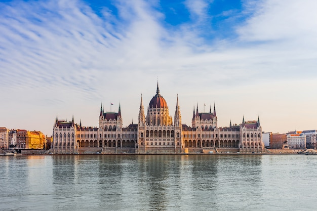 Paesaggio urbano di panorama di Budapest in Ungheria, Europa.