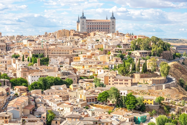 Paesaggio urbano di Toledo in Spagna