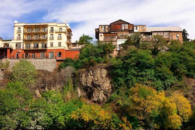 Paesaggio urbano nella città vecchia di tbilisi