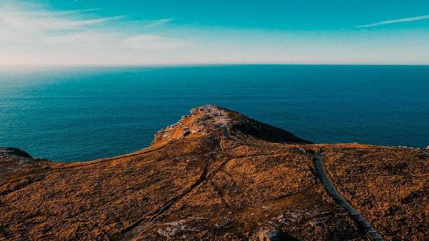 Paesaggio volante dell'Oceano Atlantico Vista aerea