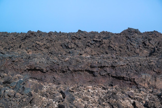 Paesaggio vulcanico del Parco Nazionale di Timanfaya sull'isola di Lanzarote