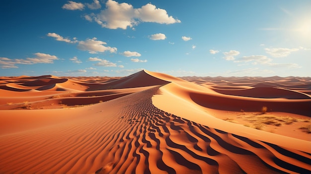 paese arabo Bellissime dune di sabbia nel deserto