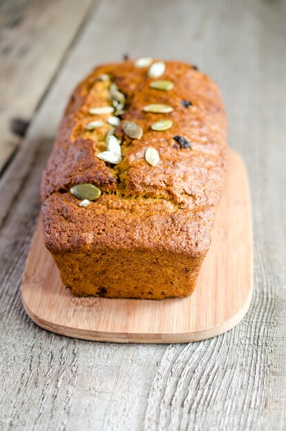 Pagnotta di pane di zucca