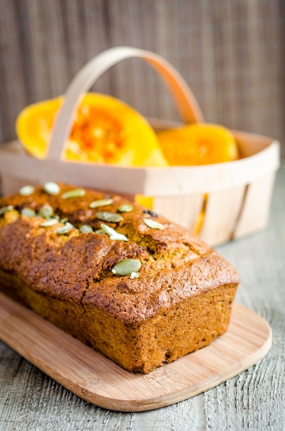 Pagnotta di pane di zucca