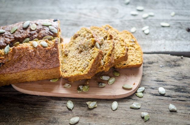 Pagnotta di pane di zucca