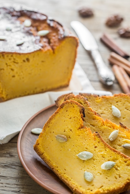 Pagnotta di pane di zucca