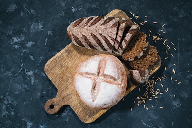 Pagnotte di pane fresco