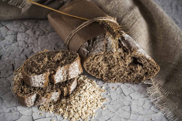 Pagnotte di pane integrale