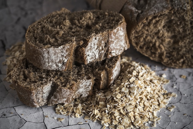 Pagnotte di pane integrale