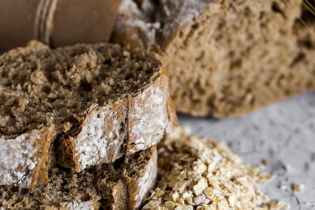 Pagnotte di pane integrale