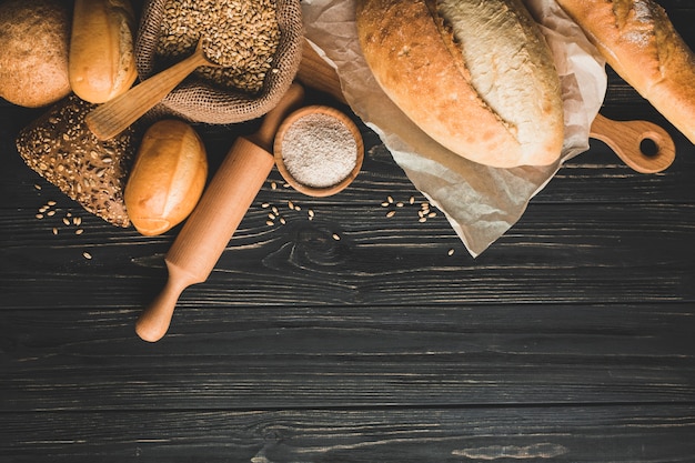 Pagnotte sane di pane dorato