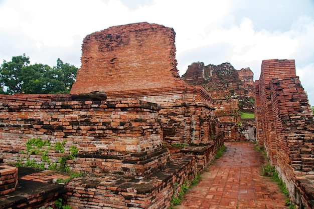 Pagoda al tempio Wat Chaiwattanaram Ayutthaya Thailandia