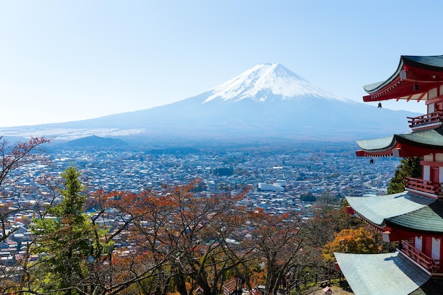 Pagoda Chureito e Monte Fuji