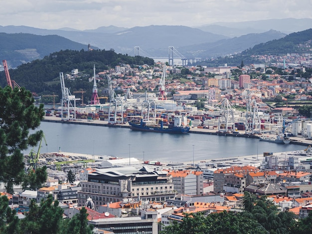 Paisaje urbano della città di Vigo.