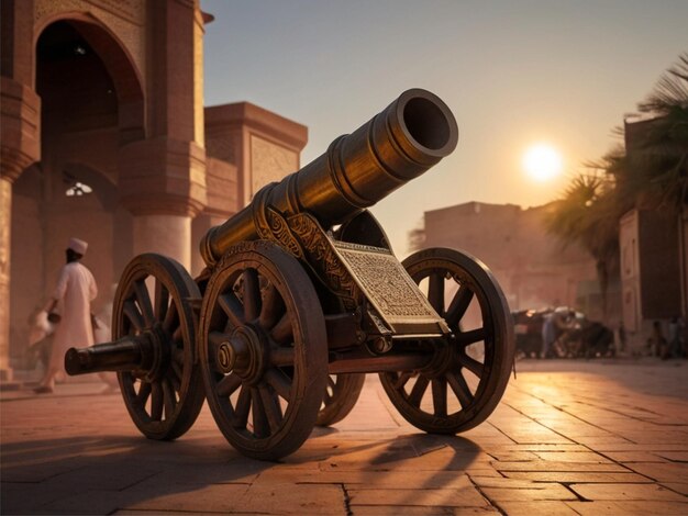 Pakistan Ramadan con il cannone